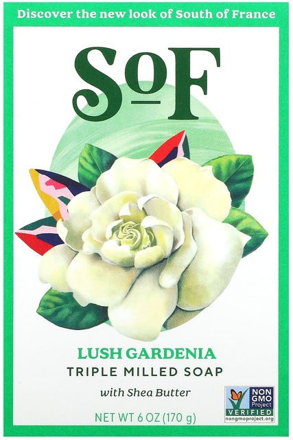 SoF Seife Üppige Gardenie mit Bio-Sheabutter, 170 g - Bild 1