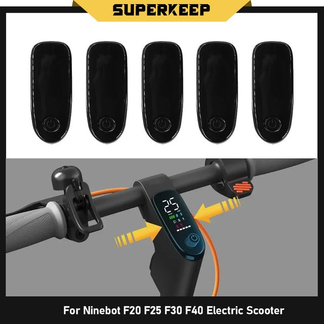 Wasserdichte Display-Schutzhülle für Ninebot Elektroroller F20 F25 F30 F40 in Schwarz - Bild 1