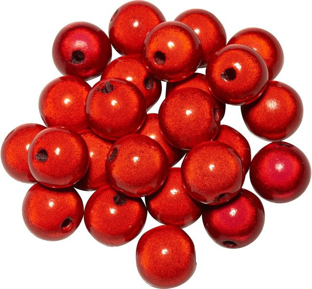 PRACHT Miracle Beads, 8 mm, Rot, Kunststoff - Bild 1