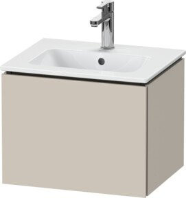Duravit Waschtischunterschrank Compact L-Cube, wandhängend, beige matt, B/T/H: 52 x 42,1 x 40 cm - Bild 1