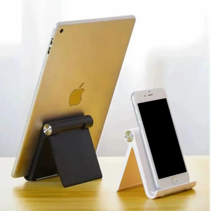 XIKCU Smartphone und Tablet Ständer in Schwarz für Schreibtisch und mobiles Arbeiten - Bild 3
