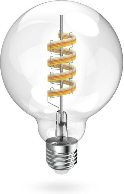 Hama Smarte LED Filament Globe G95 Lampe E27, RGBW, dimmbar, transparentes Glas - Bild 1