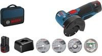 Bosch Professional Akku-Winkelschleifer GWS 12V-76 in Blau/Schwarz mit 76 mm Scheibendurchmesser und 12V Akku-Set - Bild 2