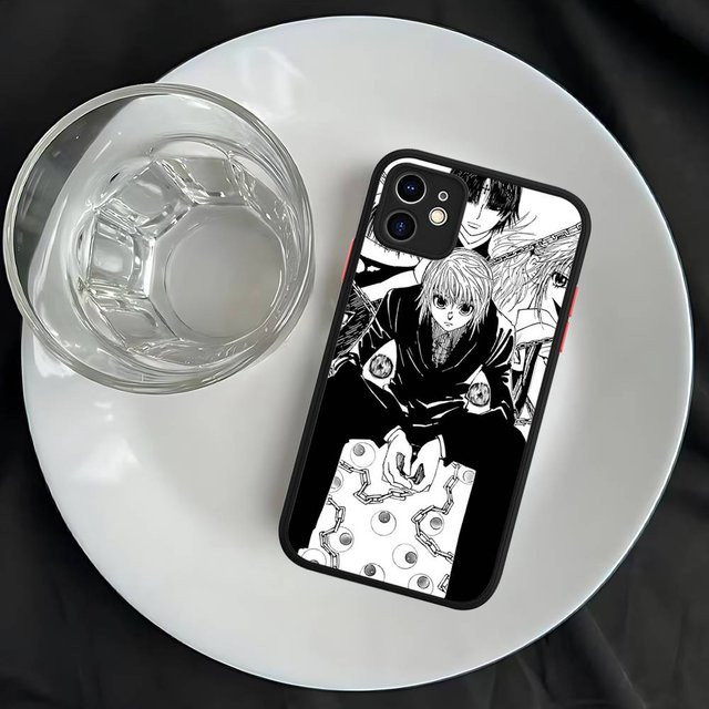 Stoßfeste Handyhülle im Hunter x Hunter Anime Design für iPhone 11 bis iPhone 16 Pro Max, matt, multicolor - Bild 1
