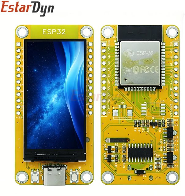 Estardyn ESP32-C3 Board mit 1,9 Zoll IPS ST7789 Display, WLAN, Bluetooth und Type-C-Anschluss - Bild 1