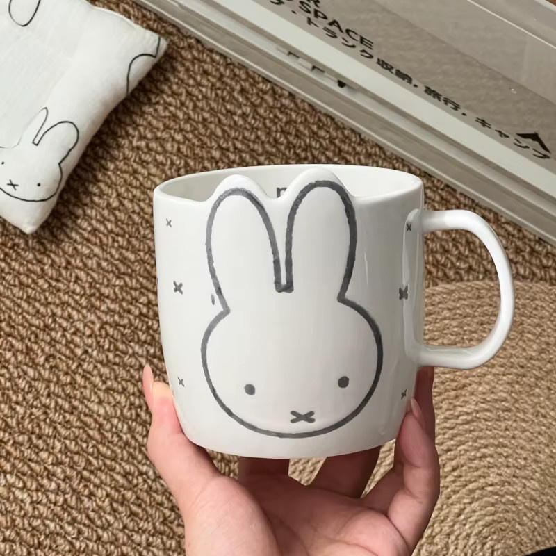 Miffy Keramiktasse Hasenkopf in Weiß für Erwachsene - Bild 3