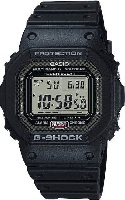 Casio G-Shock Digitaluhr, Solar, Edelstahl, 44 mm, Herren, 20 ATM - Bild 1