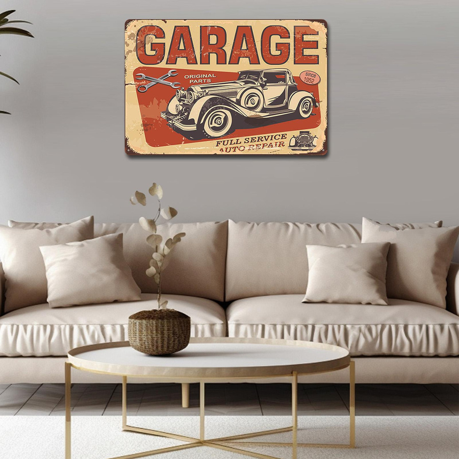 Retro Blechschild Conors Design Rund in Mehrfarben als Wanddekoration für dein Heim oder deine Bar - Bild 4
