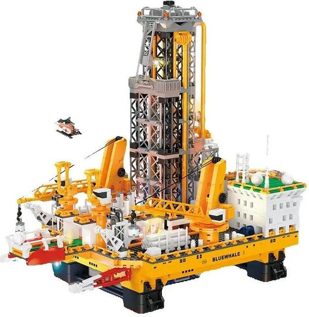 Wucifang Bags Offshore-Ölbohrinseln Bausteine Bohrplattform, 3.271 Teile - Bild 1