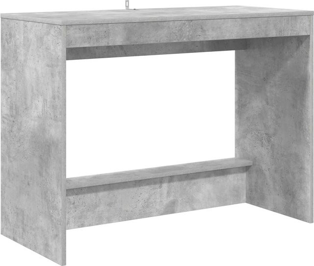 vidaXL Bett-Schreibtisch aus Holzwerkstoff in Betongrau, B/T/H: 100 x 45 x 75 cm - Bild 1