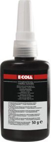 E-COLL Schraubensicherung mittelfest hochviskos schwarz 50 g - Bild 1