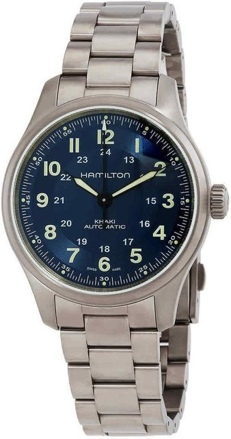 Hamilton Armbanduhr Titan, Automatik, Blau, 42 mm, Herren - Bild 1