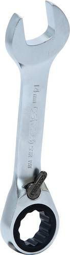 KS Tools Maul-Ringratschenschlüssel aus Chrom-Vanadium in Silber, Schlüsselweite: 14 mm - Bild 1