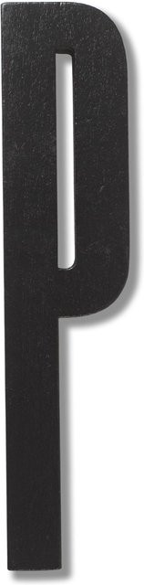 Design Letters Hölzerne Buchstaben in Schwarz im skandinavischen Design - Bild 1