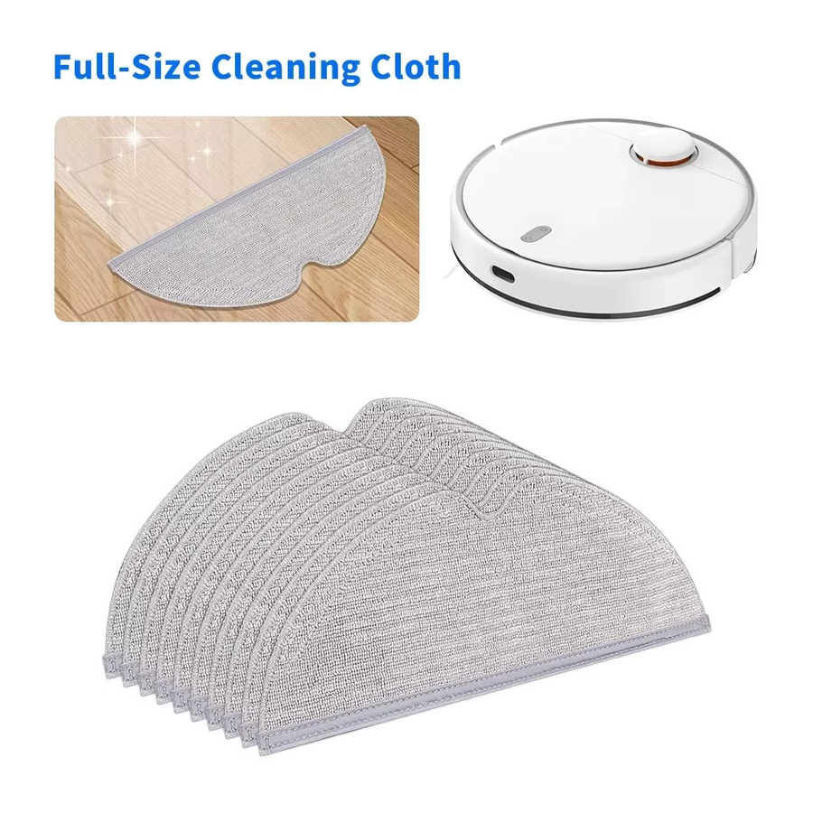 WINDNINJA Ersatzteil-Set für Xiaomi Mijia 1C 2C 1T und Dreame F9 aus Kunststoff mit Filter, Mopp-Tuch, Seitenbürste, Abdeckung, Wassertank und Staubbox - Bild 2