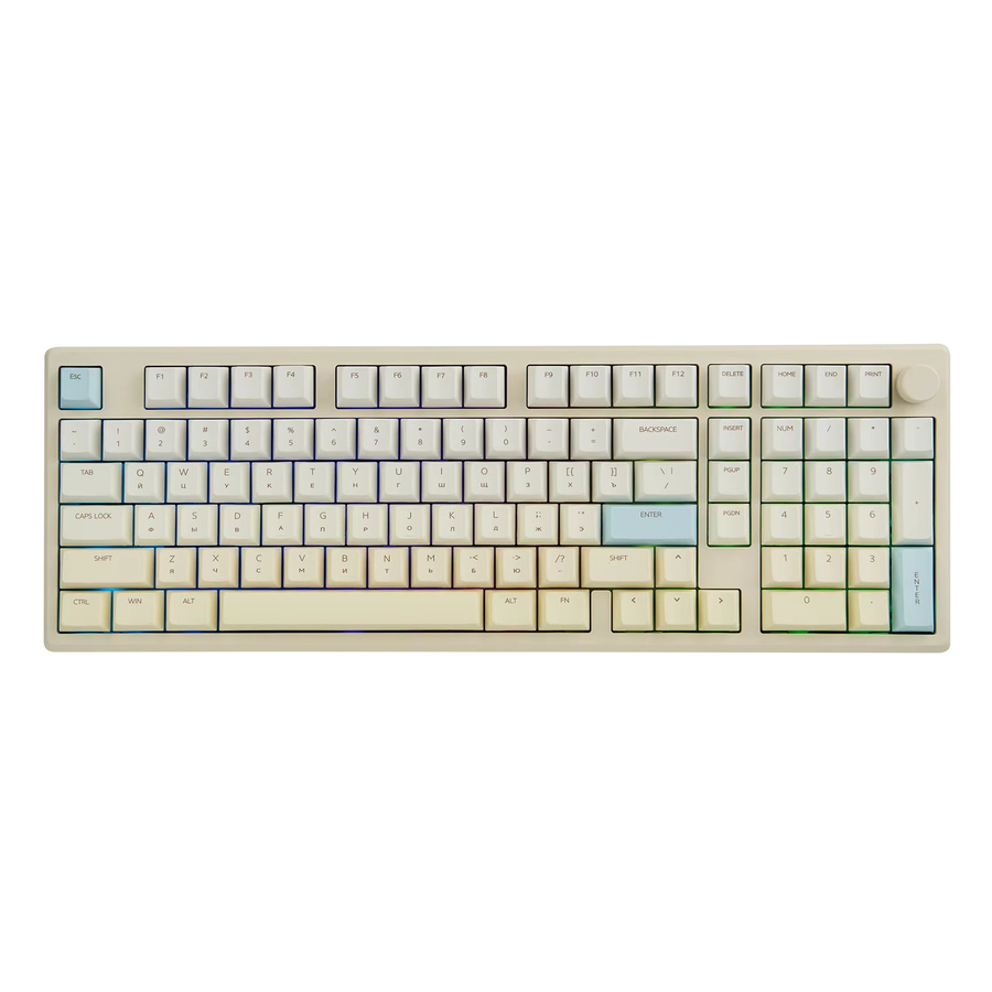 EPOMAKER Galaxy100 Lite Mechanische Tastatur mit RGB-Hintergrundbeleuchtung, 96% Layout, Kabellos (2,4GHz/Bluetooth) und Kabelgebunden, Schwarz, Russische Version - Bild 2