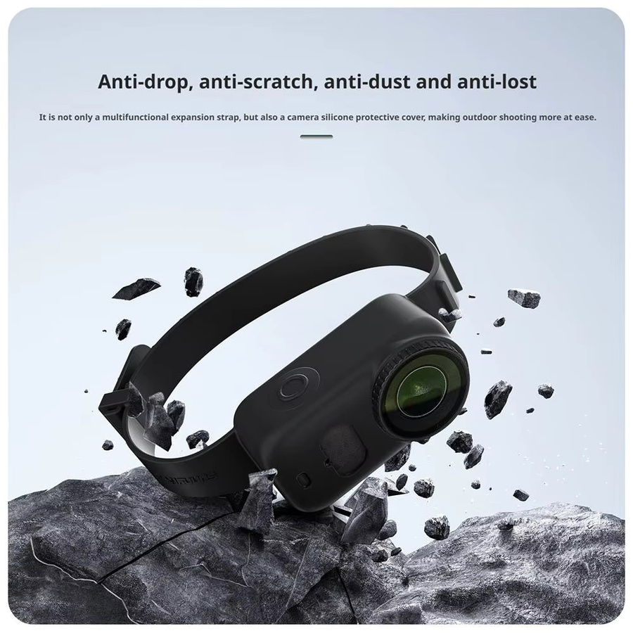 DJI Osmo Nano Kamera-Zubehör: Verstellbares Silikon-Armband für Haustiere in Schwarz - Bild 2