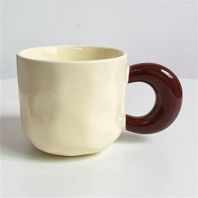 Personalisierte Keramiktasse mit Cartoon Bär von Yiran toy 1, weiß, 500 ml - Bild 1