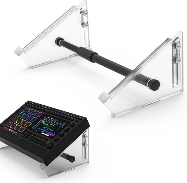 GEEKRIA Audio-Interface Desktop Ständer für MIDI-Controller, kompatibel mit Akai Professional MPC Live 3 und Live 2, Breite: 27,94 cm bis 48,01 cm - Bild 1