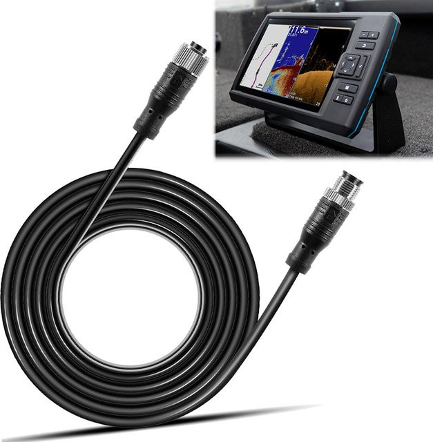 Lowrance NMEA 2000 N2K Drop-Kabel Verlängerungskabel, Farbe: Schwarz, Länge: 6 m - Bild 1