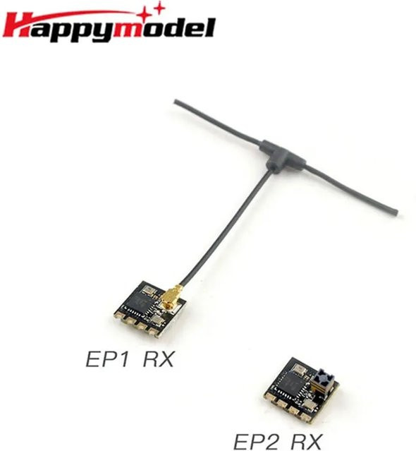Happy Model Express LRS ELRS 2,4g RX SX1280 Nano Langstrecken Empfänger in Schwarz für RC Flugzeug FPV Maße: 10 x 10 mm - Bild 1