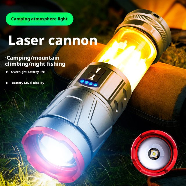 ESMARTER LED-Tischlampe, modern, warmweiß, transparent, USB-aufladbar - Bild 1