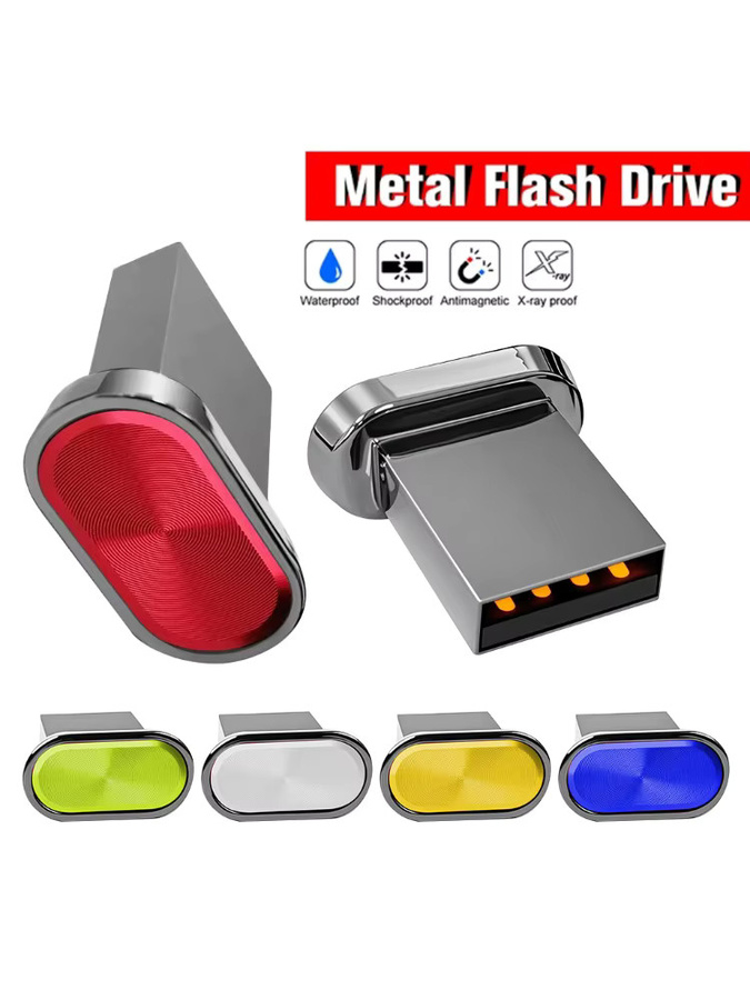 KFHIREW Super Mini USB 2.0 Flash-Laufwerk 128 GB Pendrive in Weiß - Bild 5