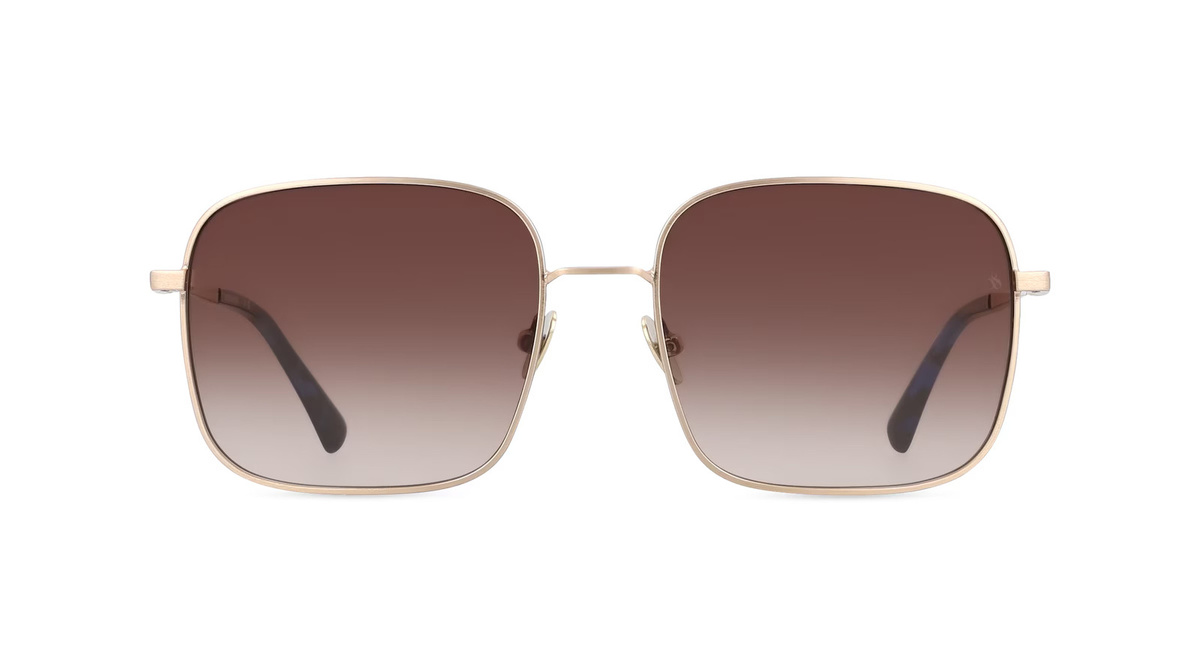 Scotch & Soda SS 6012 Sonnenbrille, Vollrand, Quadratisch, Metall, Unisex, gold - Bild 1
