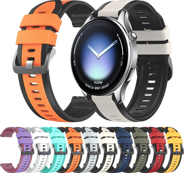 Xiaomi Uhrenarmband Silikon, 22 mm - Bild 1