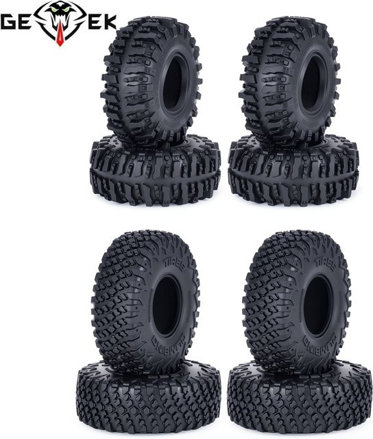 MALOM RC Klebrige Weiche Reifen, 4-teiliges Set, Schwarz, Gummi - Bild 1