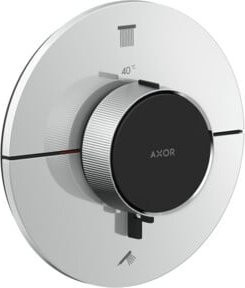 Hansgrohe Axor ShowerSelect ID UP Thermostat-Einbauarmatur mit Safety Stop, rund, Polished Gold Optik - Bild 1