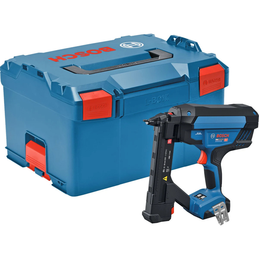 Bosch Professional Akku-Holztacker GTH 18V-38 solo in Blau/Schwarz - Bild 1