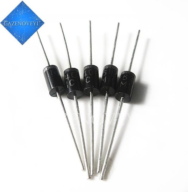 10-teiliger Chipsatz 1N5408 Inline-Gleichrichterdiode in Schwarz - Bild 1