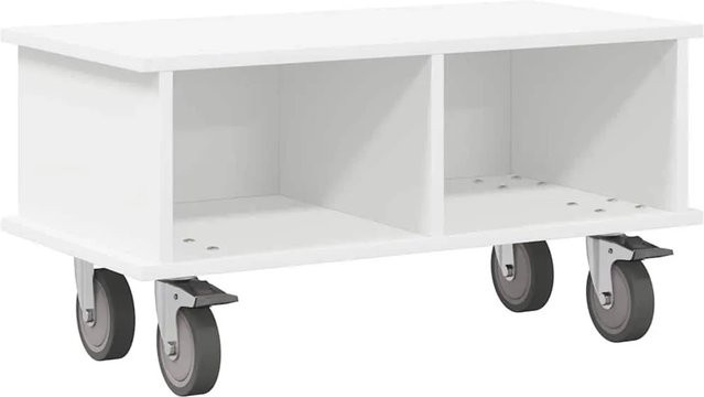 vidaXL TV-Ständer Weiß aus Holzwerkstoff B/T/H: 68,5 x 35 x 35 cm - Bild 1