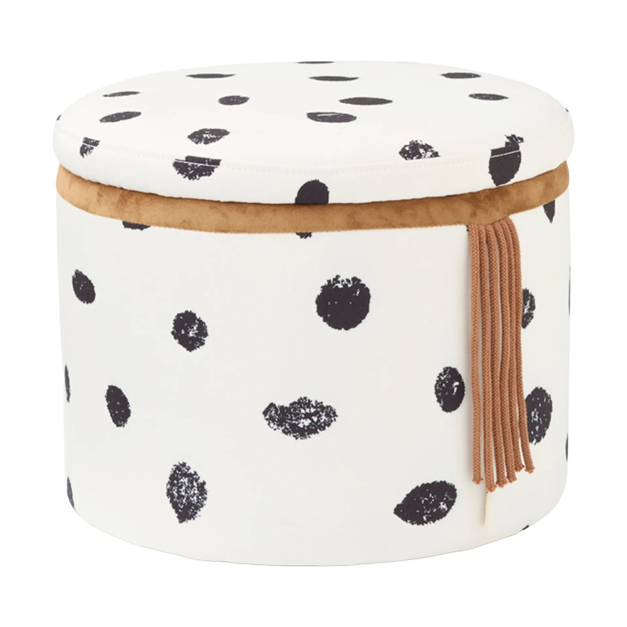 Kid's Concept Pippi Pouf mit Aufbewahrung Multi B/T/H: 40 x 40 x 30,5 cm - Bild 1