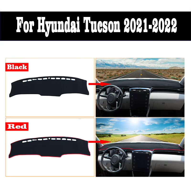 Armaturenbrettmatte Anti-UV Sonnenschutz für Hyundai Tucson 2021-2023 NX4 in Schwarz von zhengyuhan - Bild 3