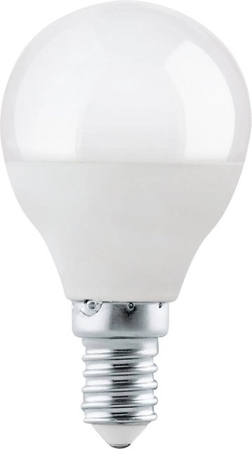 Eglo LED Leuchtmittel E14 Globeform in Weiß mit warmweißem Licht, 3,4 W - Bild 1