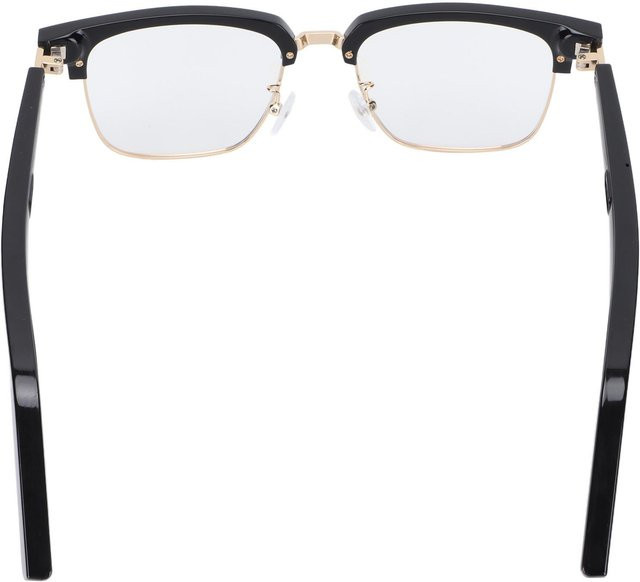 H2Q Bluetooth Sonnenbrille Honor Electronics Schwarz Wasserdicht mit Telefonfunktion und Musikwiedergabe in rechteckiger Form - Bild 1