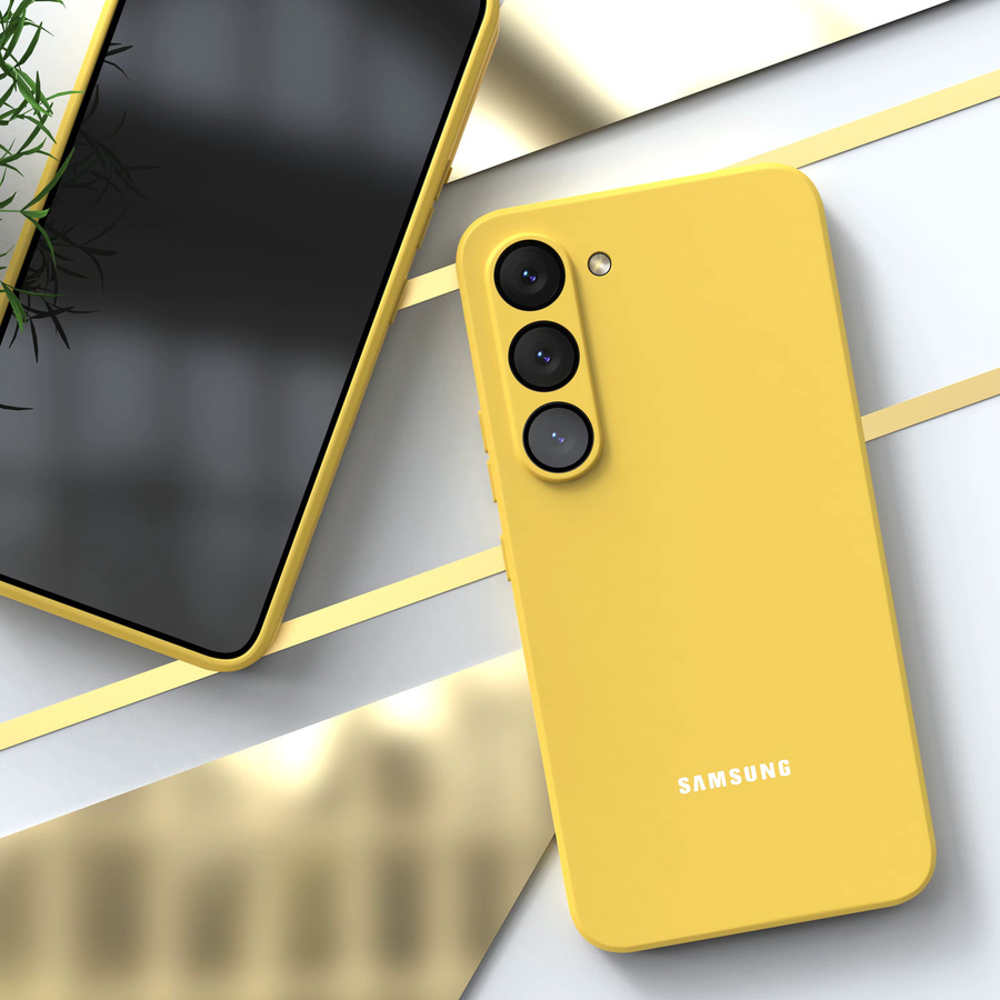 Samsung Galaxy S25 Hülle aus Flüssigsilikon mit Soft-Touch in Rot - Bild 3