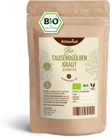 Achterhof Tausendgüldenkraut geschnitten Bio 500 g - Bild 1