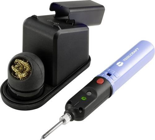 TOOLCRAFT LWK-920 Akkubetriebener Lötkolben in Blau, 8W, max. 500°C - Bild 1