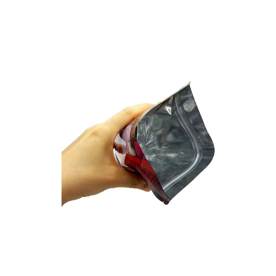 50er Set Holographische Mylar Beutel aus Kunststoff mit Soft-Touch-Oberfläche und Pressverschluss in Multicolour - Bild 2