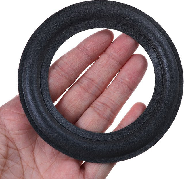 SD&HI Audio Aktive Lautsprecher Reparatur Set mit 4 Zoll Schaumrand in Schwarz - Bild 1