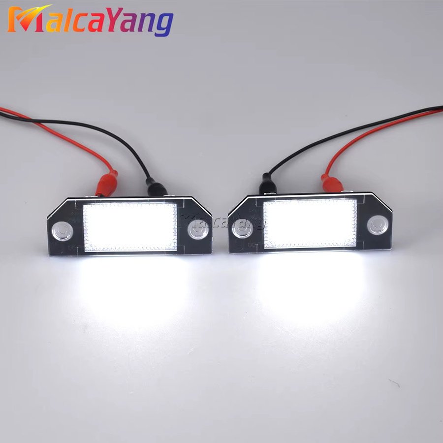 Malcayang 2er Set LED Nummernschildbeleuchtung für Ford Focus 2 MK2 C-MAX 2003-2008 Canbus - Bild 3