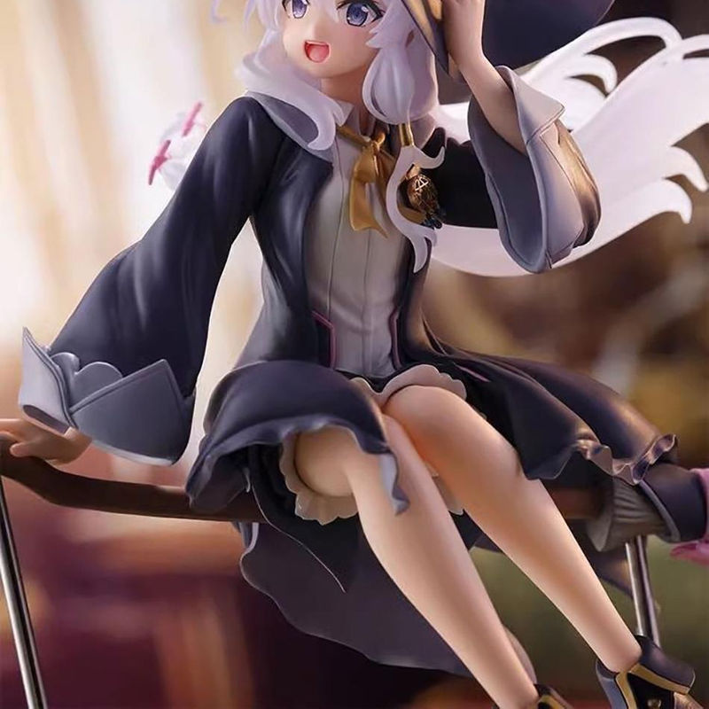 Fashnics Anime Actionfigur Die wandernde Hexe Die Reise von Elaina aus PVC, Multicolor, Höhe: 20 cm - Bild 5