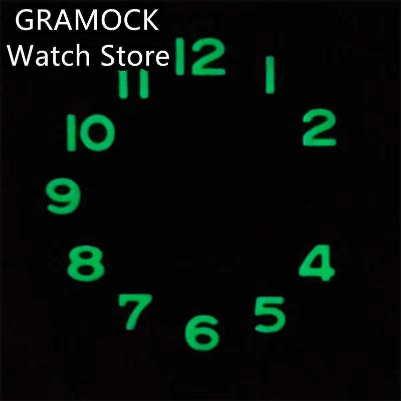 Gramock Zifferblatt, 29 mm, schwarz, Unisex - Bild 3
