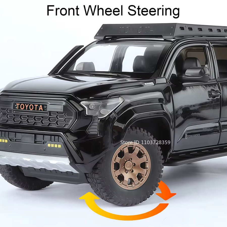 RMZ city Tacoma Prado Geländewagen, Modellauto, 1:24, mit Licht und Sound, Metall - Bild 5