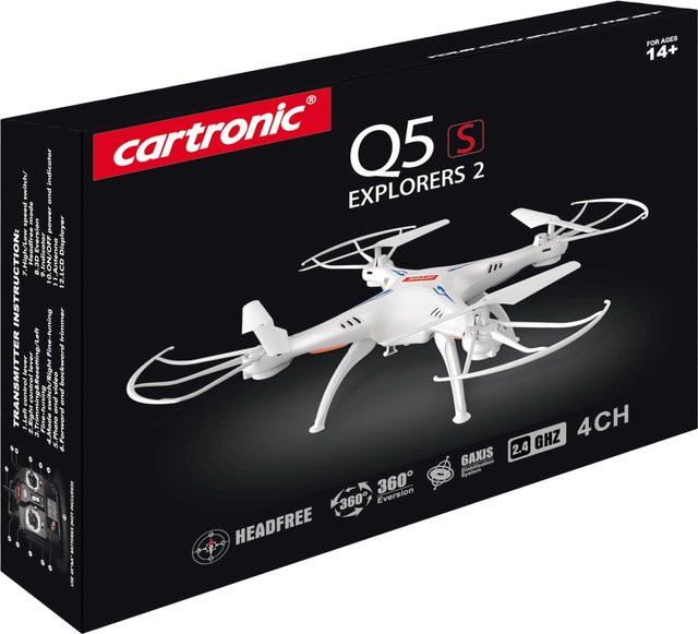 Cartronic Q5S Explorers 2 RC Quadcopter 2.4 GHz ab 14 Jahren - Bild 1