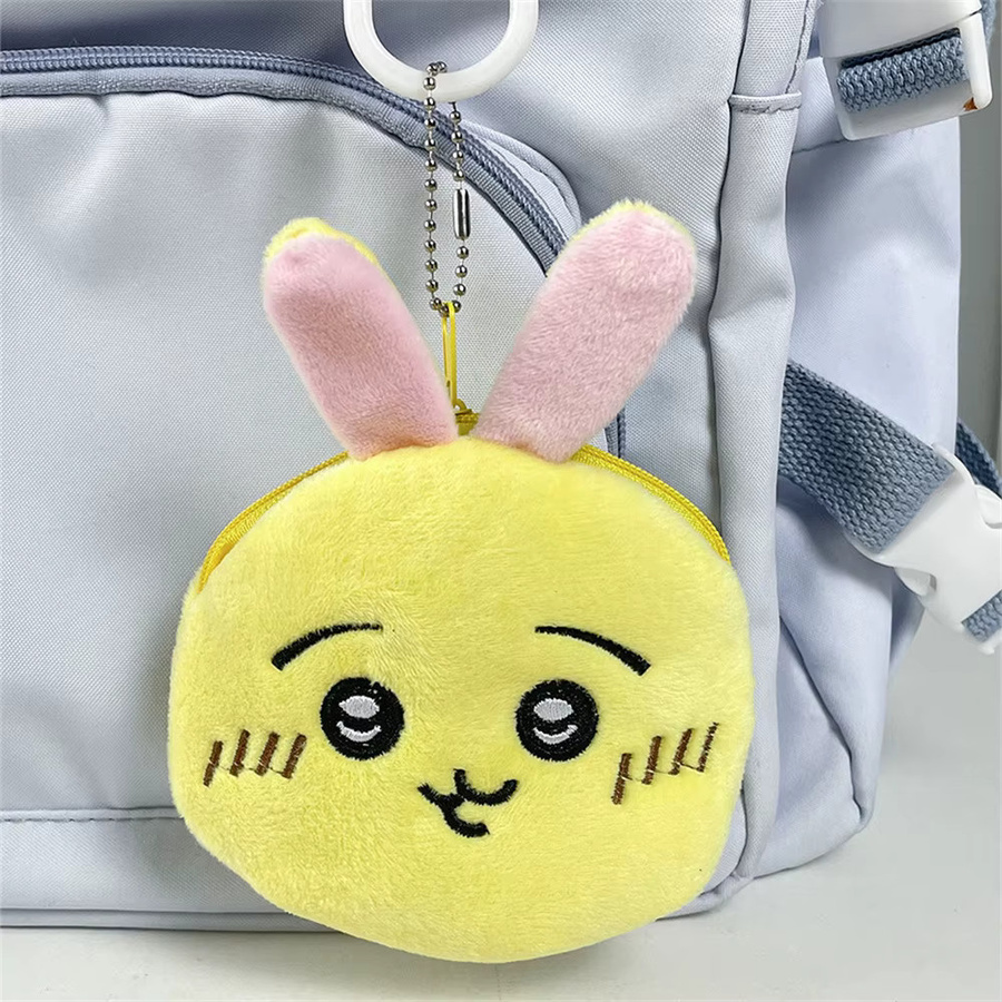 Bandai Chiikawa Plüsch-Geldbörse, Hachiware Usagi, Plüschtiere - Bild 3