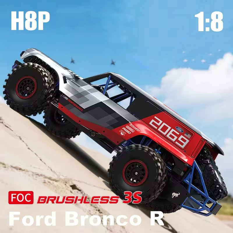 MJX Hyper Go MJX H8P, RC Ferngesteuertes Modellauto, Offroad-Kletterfahrzeug, 1/8 4WD 3S Bürstenlos - Bild 4